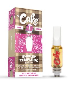 Cake Cold Pack Live Resin Shirley Temple OG Cartridge - 2000mg