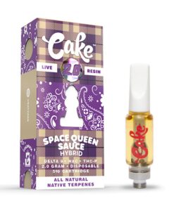 Cake Cold Pack Live Resin Space Queen Cartridge - 2000mg