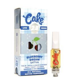 Cake TKO THC-A + Delta 8 Blueberry Dream Cartridge - 2000mg