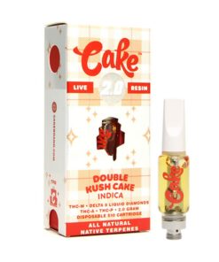 Cake TKO THC-A + Delta 8 Double Kush Cake Cartridge - 2000mg