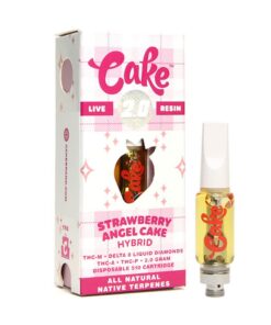 Cake TKO THC-A + Delta 8 Strawberry Angel Cake Cartridge - 2000mg