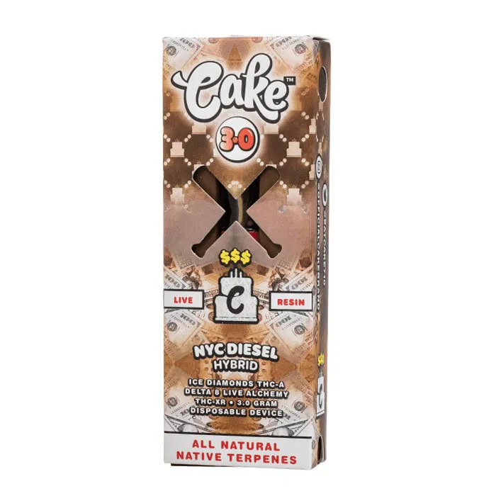 Cake Moneyline THC-A + Delta 8 Blackberry Cough Cartridge - 3000mg - Image 4